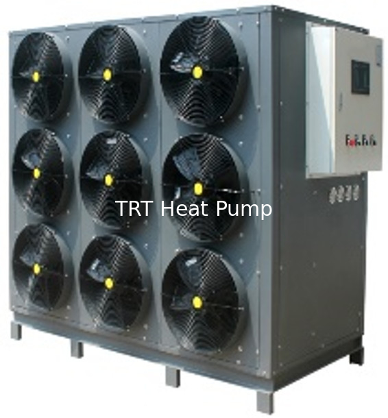 Closed loop Dehumidification heat pump dryer ,50kW, 45 liter per hour dehumidification flow