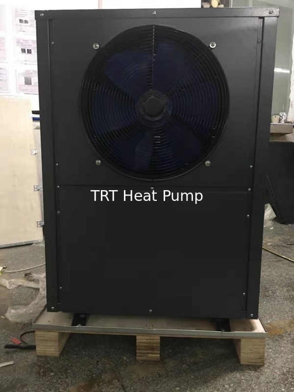 high COP 10.8kW air source heat pump, side-discharge fan