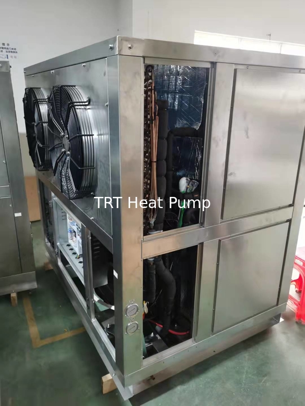 Heat pump dryer 50kW; 45L per hour dehuminification flow.